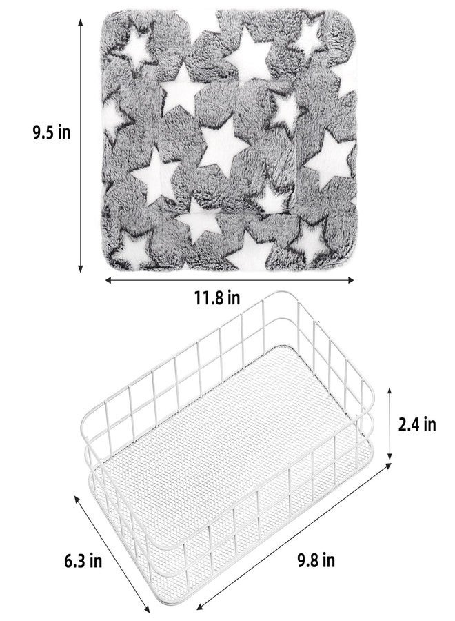 Acshio Rat Cage Platform, Hanging Guinea Pig Cage with Liner, Small Animals Platform Accessories, Animal Habitat Chinchilla Bed for Squirrel, Hamster, Parrot - Image 2